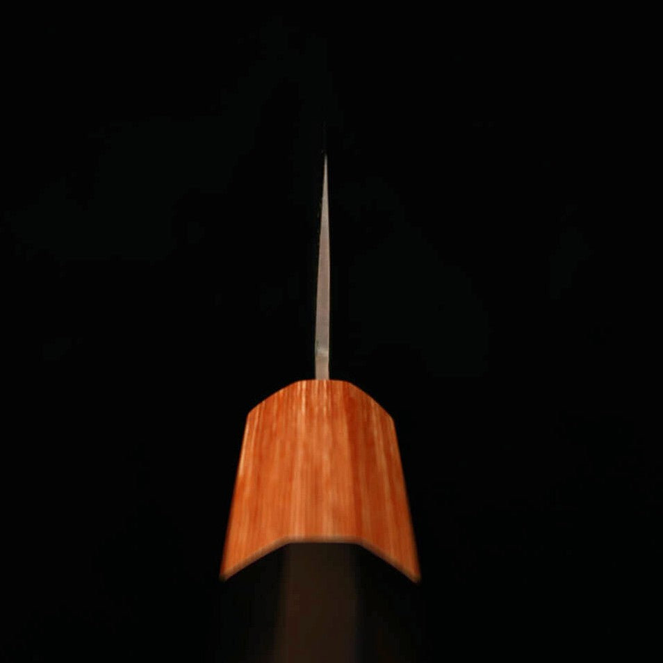 MIURA Kiritsuke Gyuto, ZDP189 Damascus Shot Finish, Octagonal Pakkawood Handle (210mm)