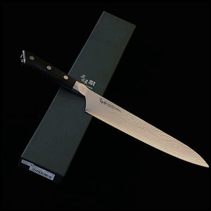【新定番】三昧MCUSTA ZANMAI クラシック3ダマスカス　牛刀 黒　(180/210/240mm)