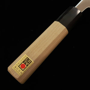 Uta Deba KAGEKIYO Acero Yasuki, mango de madera de magnolia y cuerno de búfalo (120-165mm)