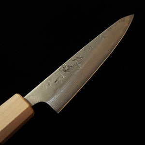 Miura MIURA Petty Aço sueco Damasco de níquel 33 camadas Acabamento washi Cabo de bordo com boca em nogueira (135 mm)