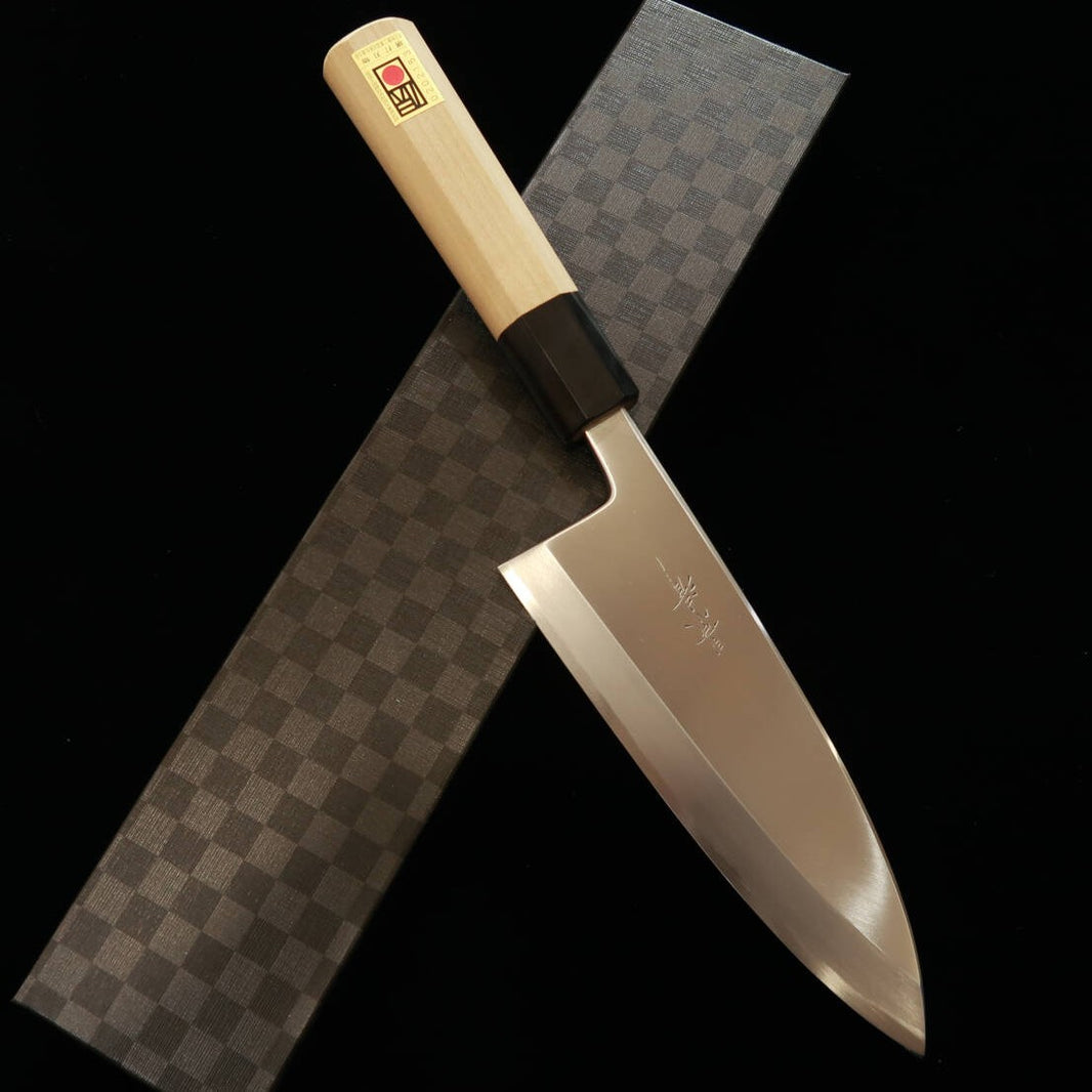 KAGEKIYO Banquet Deba, Yasugi Steel, Buffalo Horn with Half-Round Handle (120-165mm)
