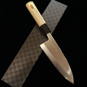 Uta Deba KAGEKIYO Acero Yasuki, mango de madera de magnolia y cuerno de búfalo (120-165mm)