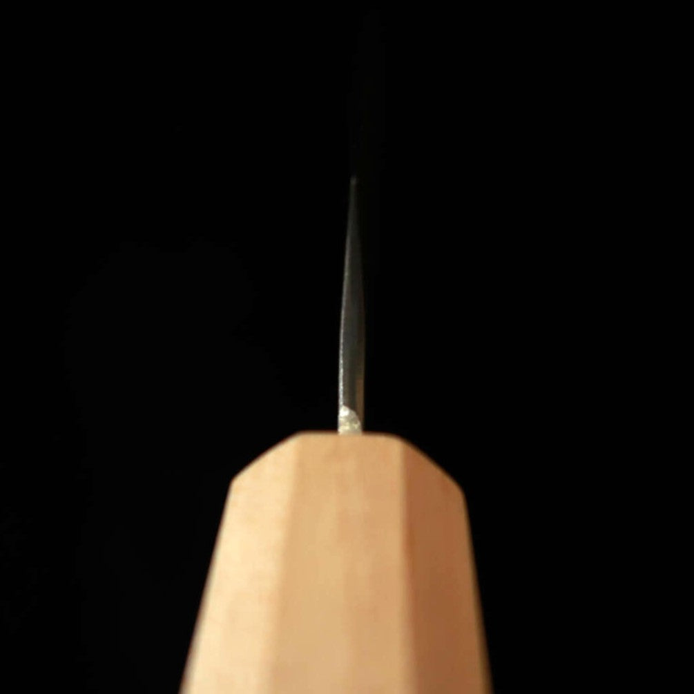 Miura MIURA Petty Aço sueco Damasco de níquel 33 camadas Acabamento washi Cabo de bordo com boca em nogueira (135 mm)