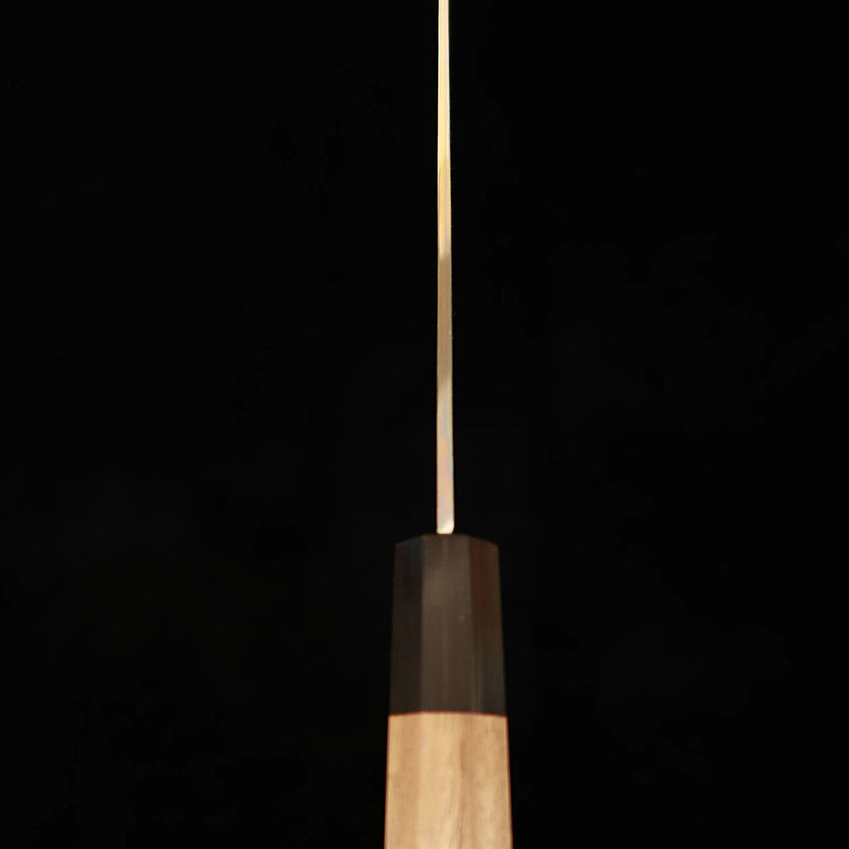 Kagekiyo gyuto, aço Aogami #2, acabamento kuro-uchi, cabo de nogueira (210 mm)