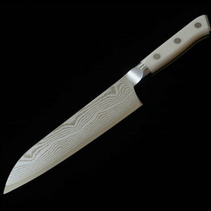 [Nouvel incontournable] MCUSTA ZANMAI Zanmai Classic 3 Damas – santoku, manche Corian (180 mm)