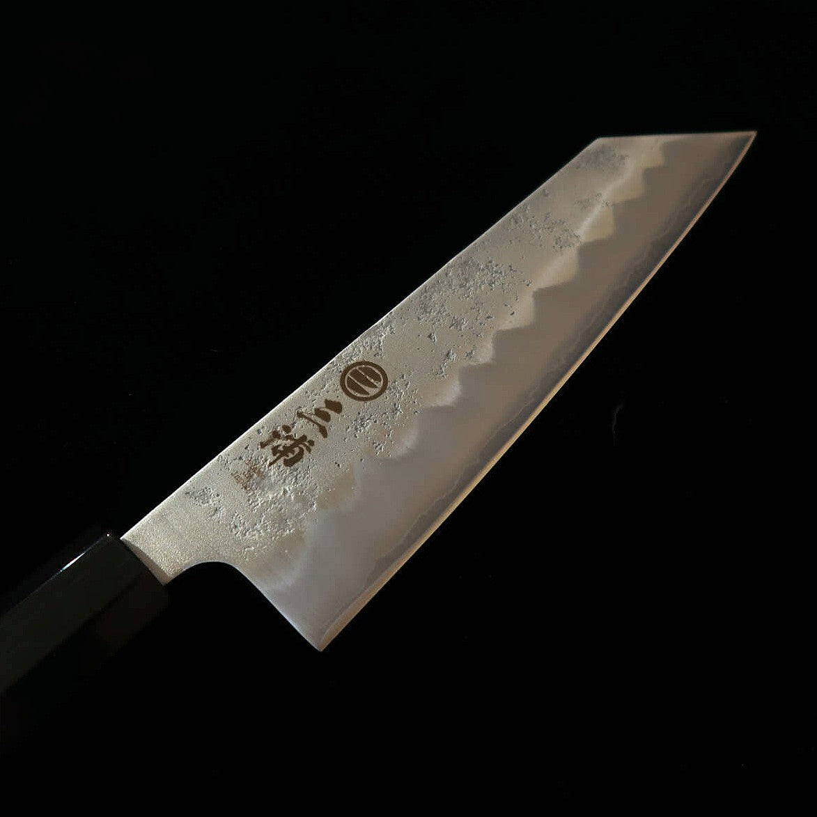 三浦MIURA 文化 銀紙三号 梨地 水牛黒檀柄（170mm）