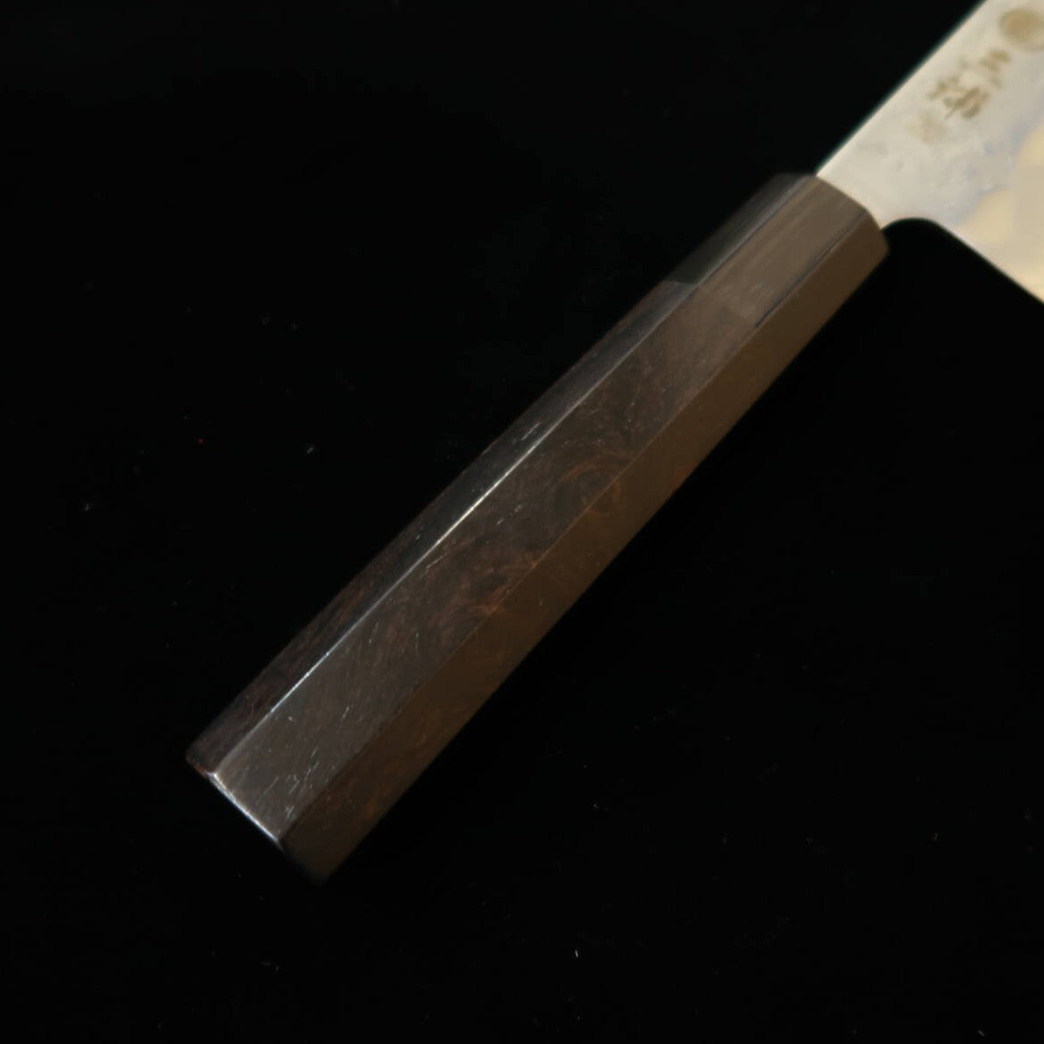 三浦MIURA 文化 銀紙三号 梨地 水牛黒檀柄（170mm）