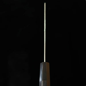 三浦MIURA 文化 銀紙三号 梨地 水牛黒檀柄（170mm）