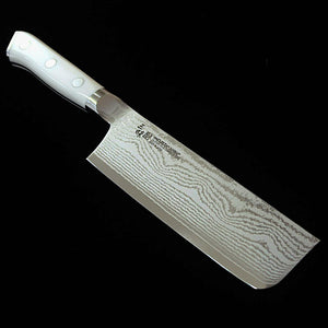 [New Standard] ZANMAI MCUSTA ZANMAI Classic 3 Damascus Nakiri Corian (165mm)