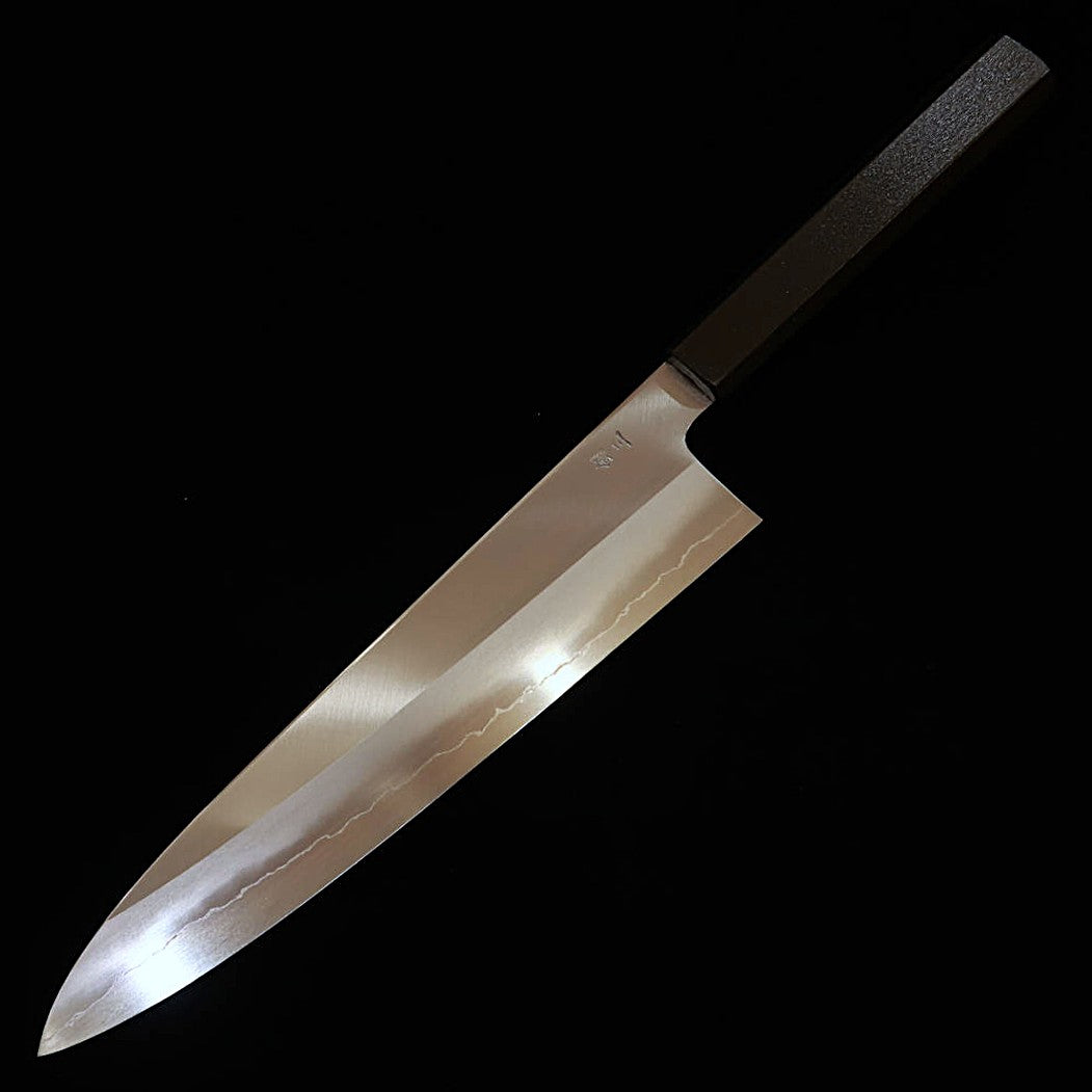 景清KAGEKIYO 銀紙三号 牛刀 漆八角柄 (210/240mm)