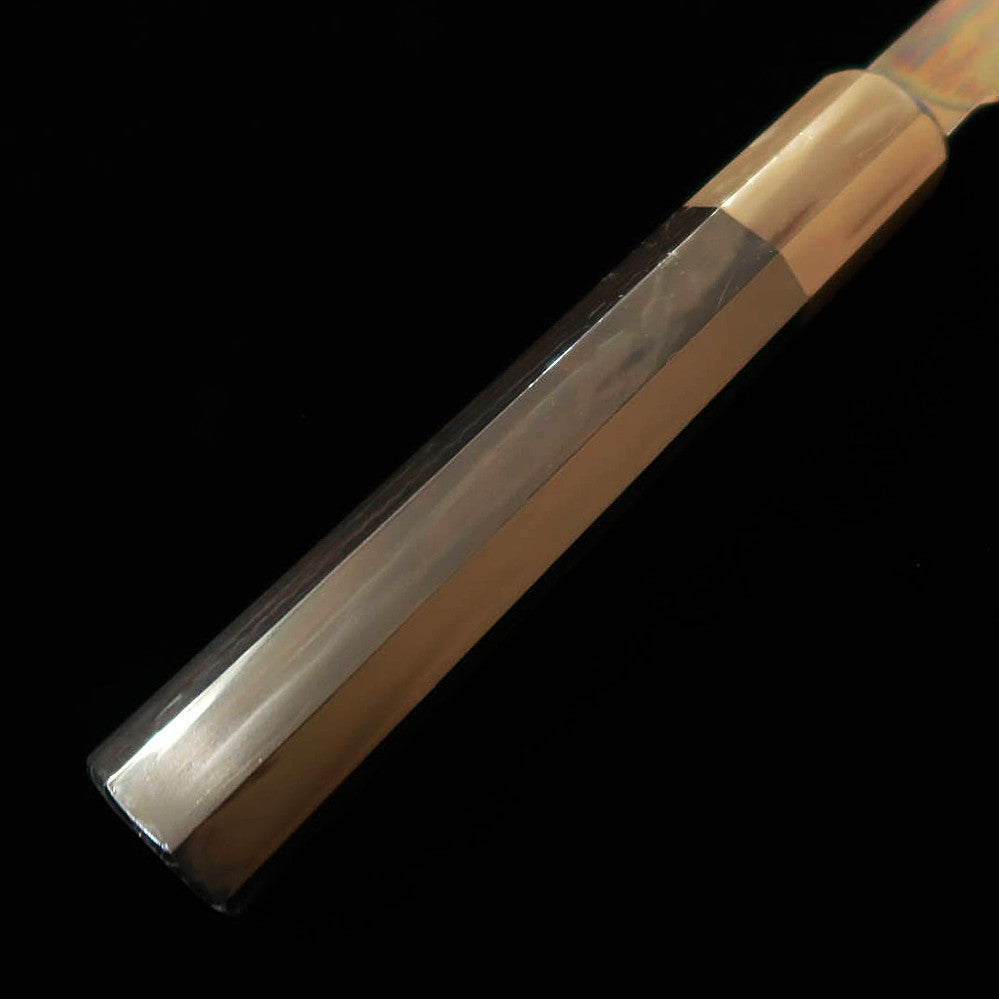 Kengata Yanagiba SUISIN, obra de Ikeda Yoshikazu, Shirogami nº 2, forjado integral, mango octogonal de ébano, funda de magnolia (300 mm)