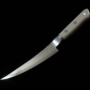 [Nuevo estándar] Zanmai MCUSTA ZANMAI Classic 3 Damasco, cuchillo deshuesador, Corian (165 mm)