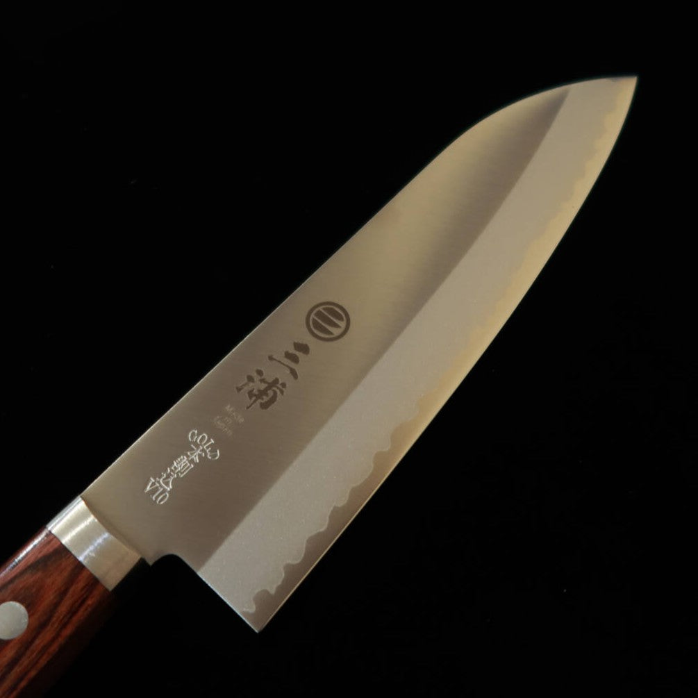 MIURA Santoku VG10 polido cabo de mogno (165 mm)