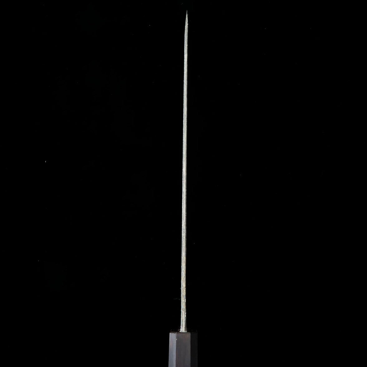 三浦頂MIURA Itadaki 田中義一 牛刀 白紙二号 黒打ち ブビンガハンドル （240ｍｍ）