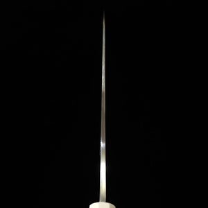 Miura佩 MIURA Obidama Yanagiba à bout rond VG10, finition miroir, manche turquoise (270 mm)