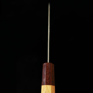 MIURA Petty, Swedish Steel, Nashiji Damascus with Keyaki Octagonal Handle (135mm)