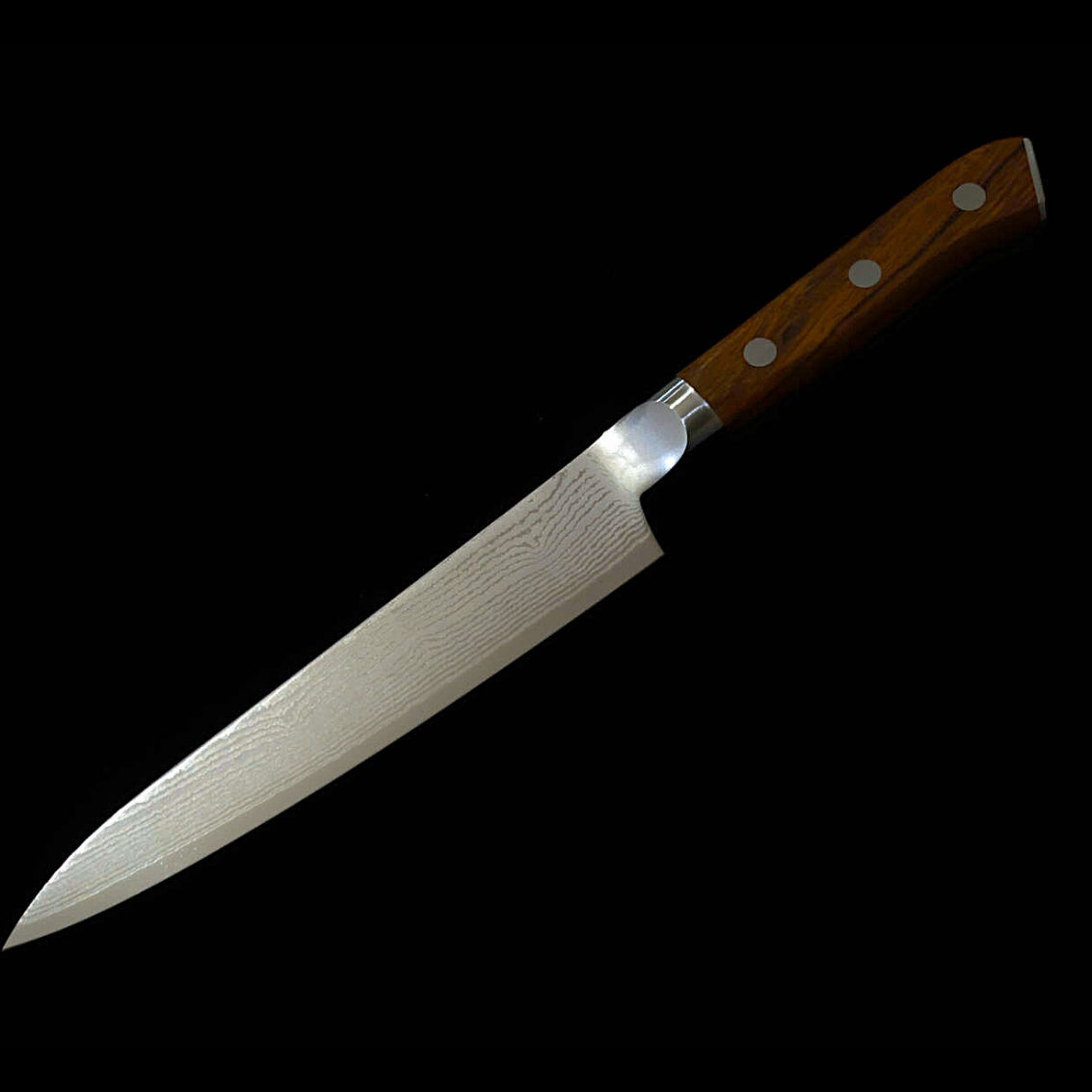 [Nouveau standard] MCUSTA ZANMAI Zanmai Classic 3 Damas, couteau d’office, manche en ironwood (110/150 mm)
