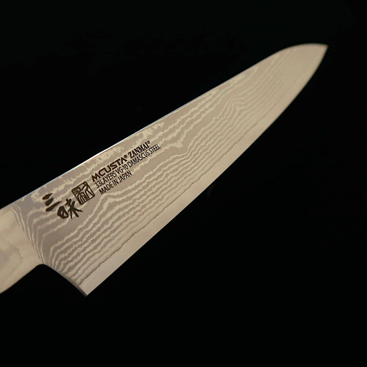 [Nouveau standard] MCUSTA ZANMAI Zanmai Classic 3 Damas, couteau d’office, manche en ironwood (110/150 mm)