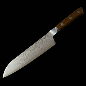 [Nouvelle référence] MCUSTA ZANMAI Zanmai Classic 3 Damas – Santoku, bois de fer (180 mm)