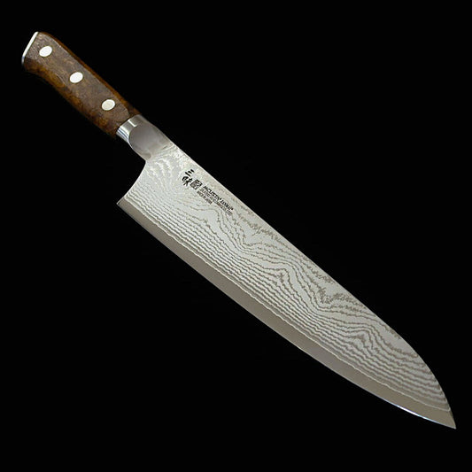 [New Standard] ZANMAI MCUSTA Classic 3 Damascus Gyuto, Ironwood (180/210/240mm)
