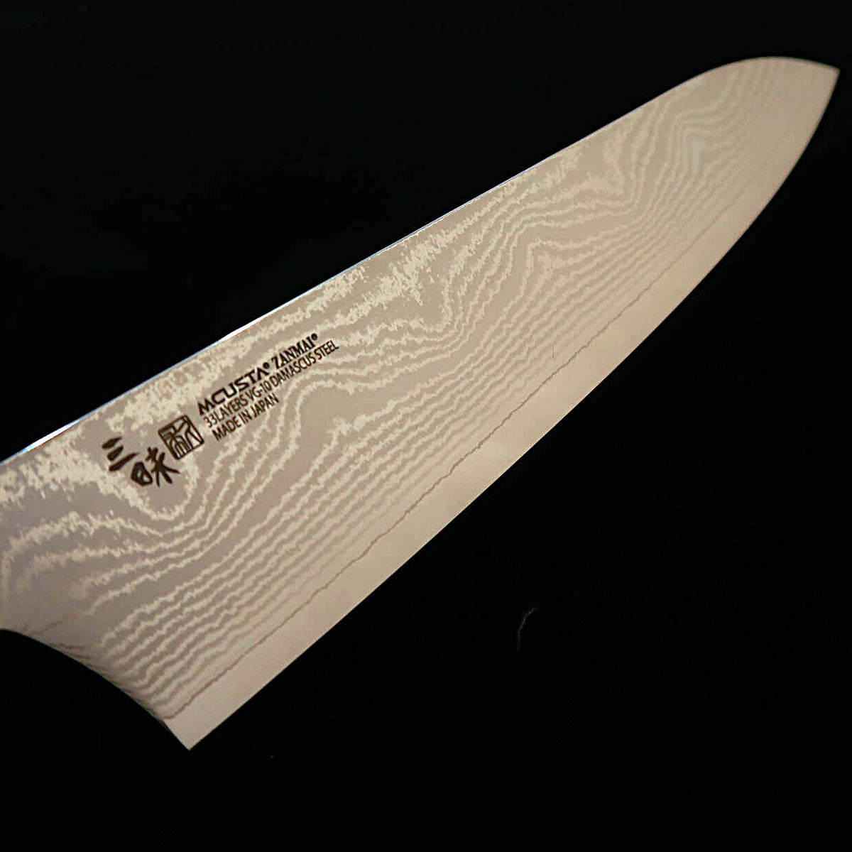 [Novo padrão] MCUSTA ZANMAI Classic III Damascus gyuto cabo de ironwood (180/210/240 mm)