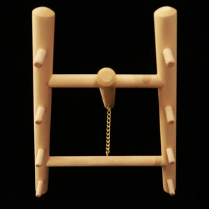 Estante para cuchillos, para 4 piezas, de madera de magnolia, tipo desmontable