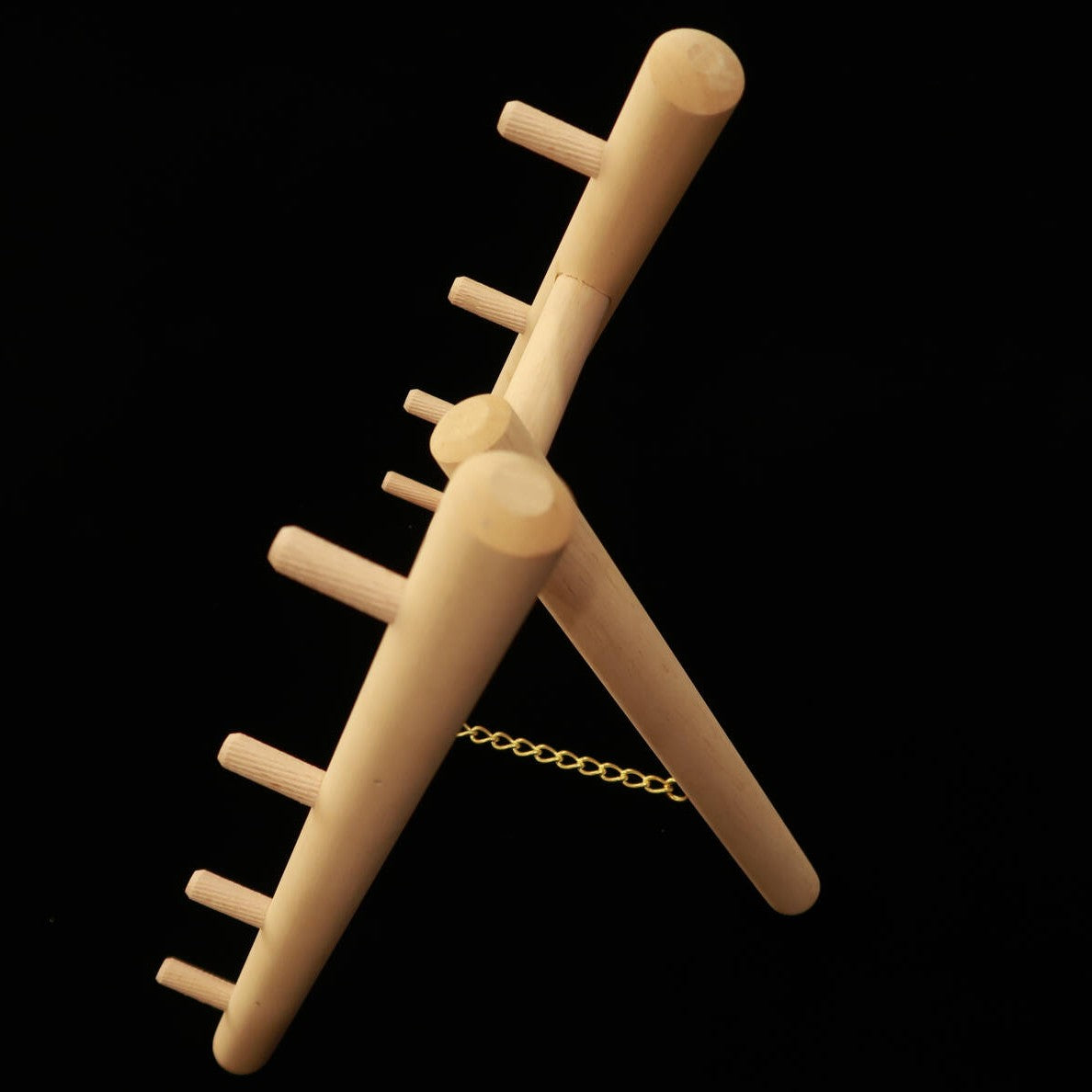 Estante para cuchillos, para 4 piezas, de madera de magnolia, tipo desmontable