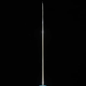 MIURA Obidama Yanagiba VG10 acabado espejo, mango turquesa (270/300 mm)
