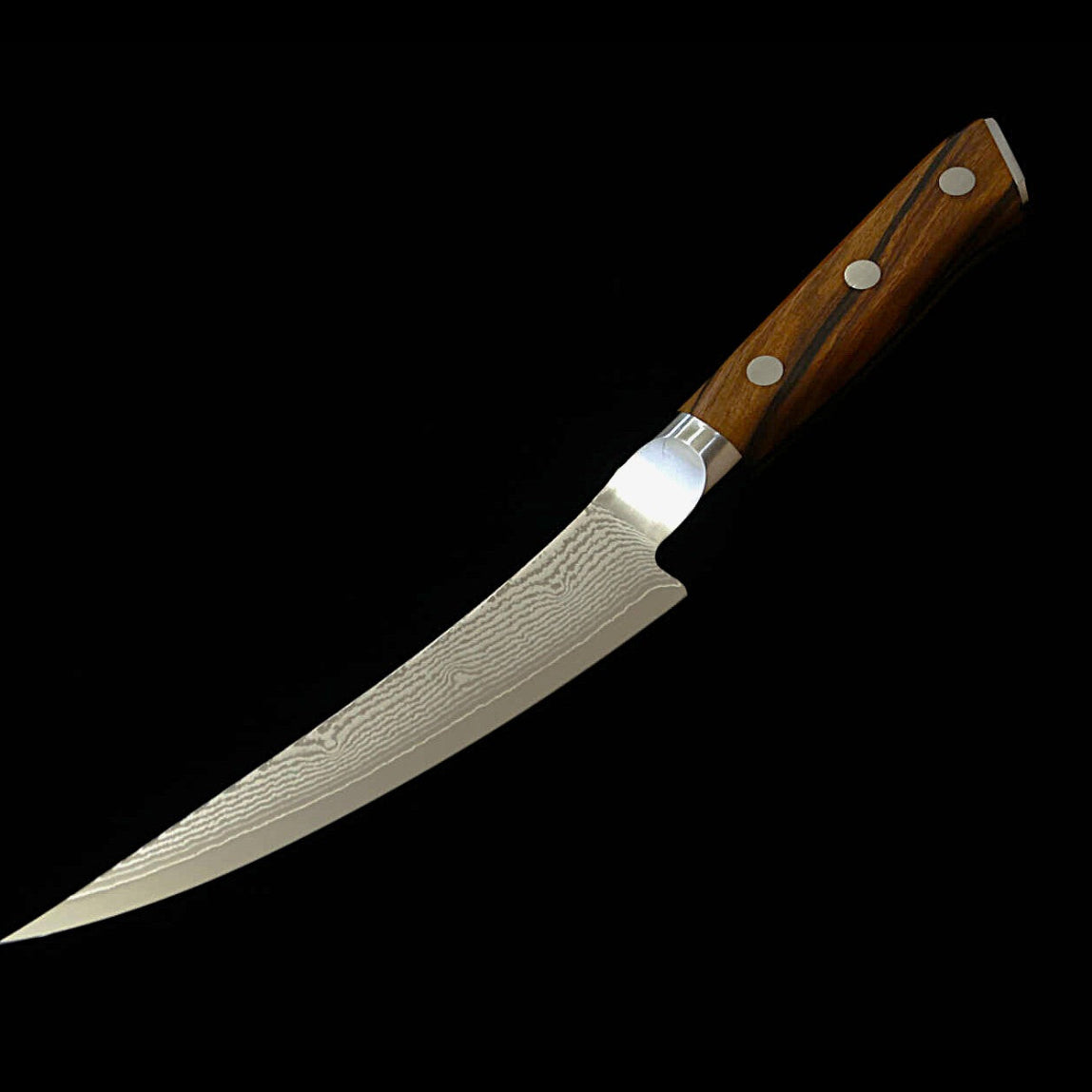 【新定番】三昧MCUSTA ZANMAI クラシック3ダマスカス　ボーニング アイアンウッド　(165mm)