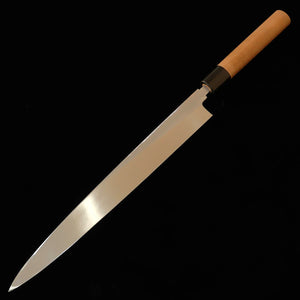  Yanagiba MASAMOTO SOHONTEN Kasumi Shirogami No. 2 cabo em madeira de magnólia (240-300mm)