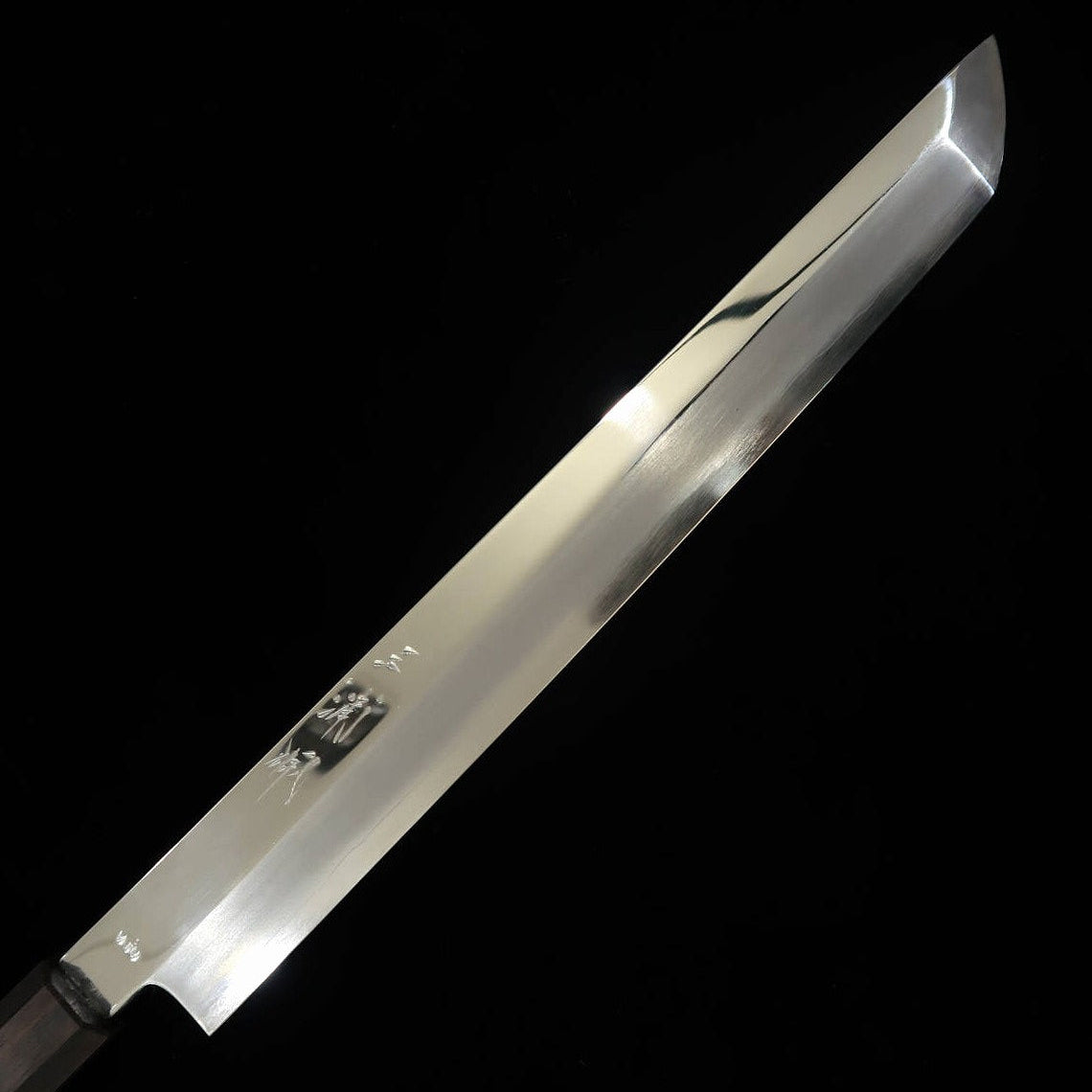 三浦佩MIURA Obidama 先丸柳刃 VG10 鏡面仕上げ ブビンガハンドル  （270ｍｍ）