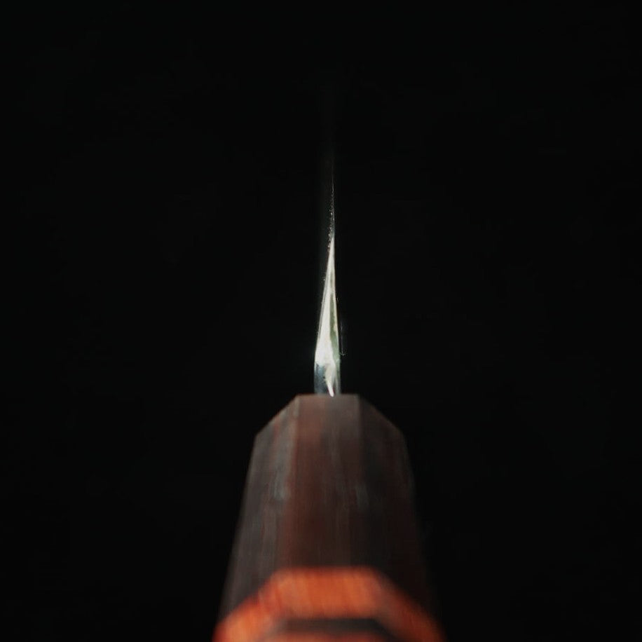 三浦佩MIURA Obidama 先丸柳刃 VG10 鏡面仕上げ ブビンガハンドル  （270ｍｍ）