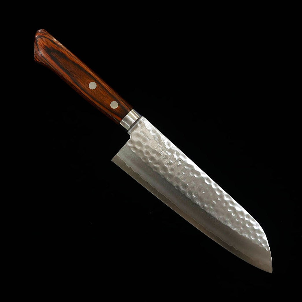 三浦MIURA 三徳 V1 D.Pゴールド 鎚目 マホガニー柄 （170mm）