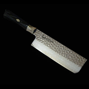 [Novo padrão] MCUSTA ZANMAI Zanmai Supreme 3 Nakiri martelada preta (165mm)