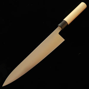 正本総本店 MASAMOTO SOUHONTEN 和牛刀 白紙二号 本霞 朴栗型柄 (240/270mm)