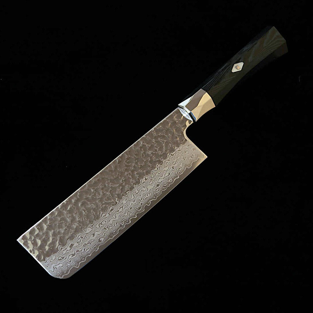 【新定番】三昧MCUSTA ZANMAI シュプリーム3 鎚目 菜切  黒（165mm）