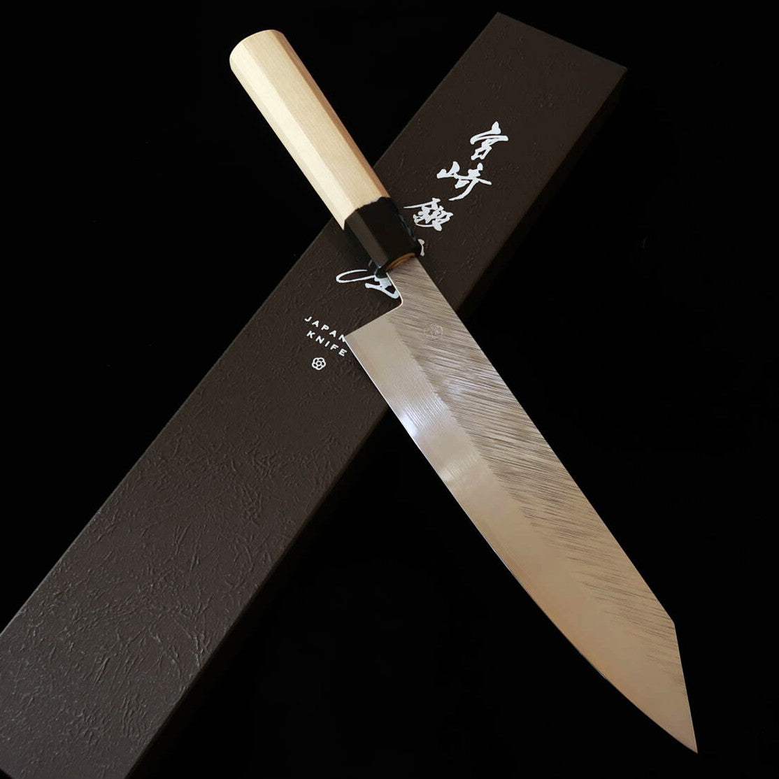 宮崎鍛冶屋 MIYAZAKI KAJIYA ZA18 鎚目ダマスカス サブゼロ 切付牛刀
