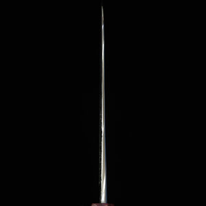 Yoshihide MASUDA Gyuto Papier blanc No.2 Damas Argent Bois stabilisé (240mm)