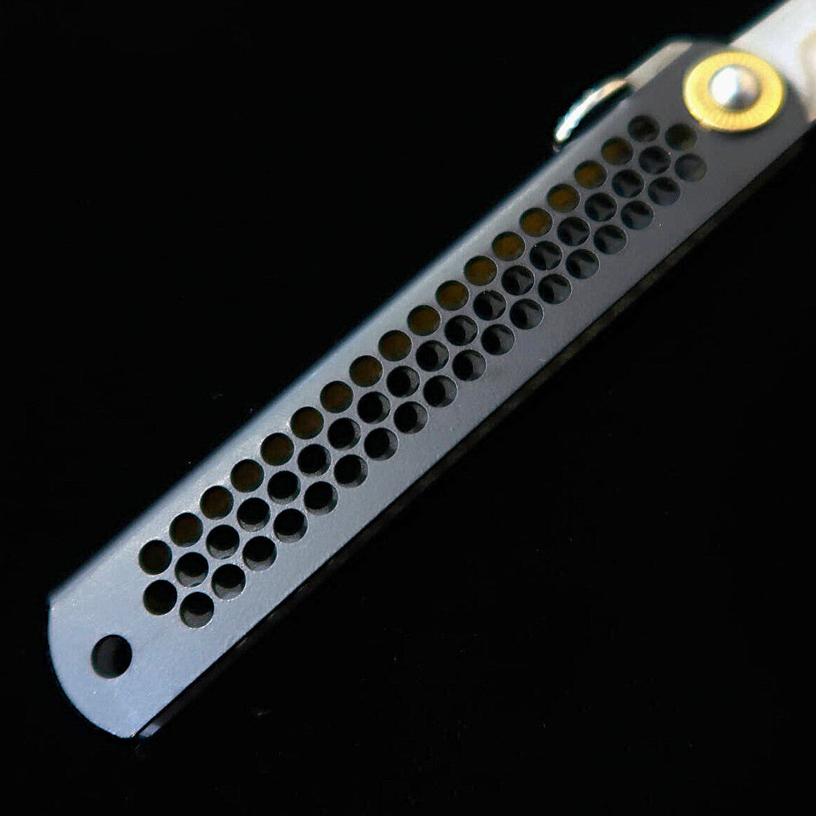 Higonokami (HIGONOKAMI) [HALL HAUS Collaboration] VG10 Blackened Brass Handle (70mm)