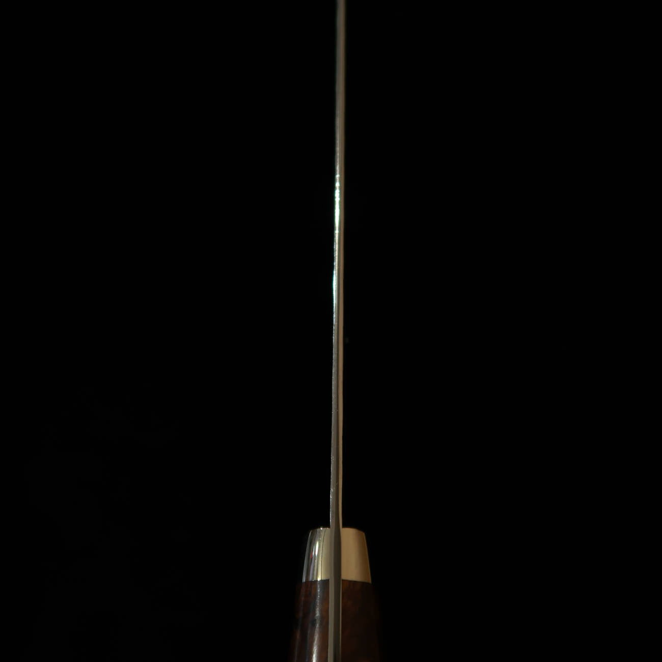 二唐刃物鍛錬所NIGARA  牛刀 SG2 黒打 槌目 アイアンウッドハンドル（210mm）