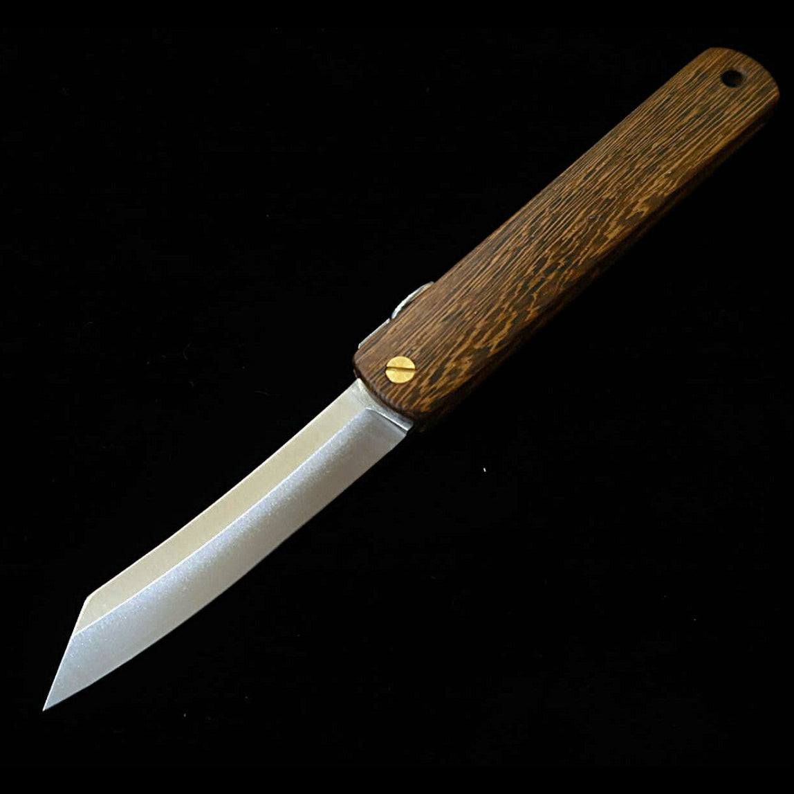 Higonokami 【Série Woody】 - Acier VG10, Manche en Bois de Tagayasan (70 mm)