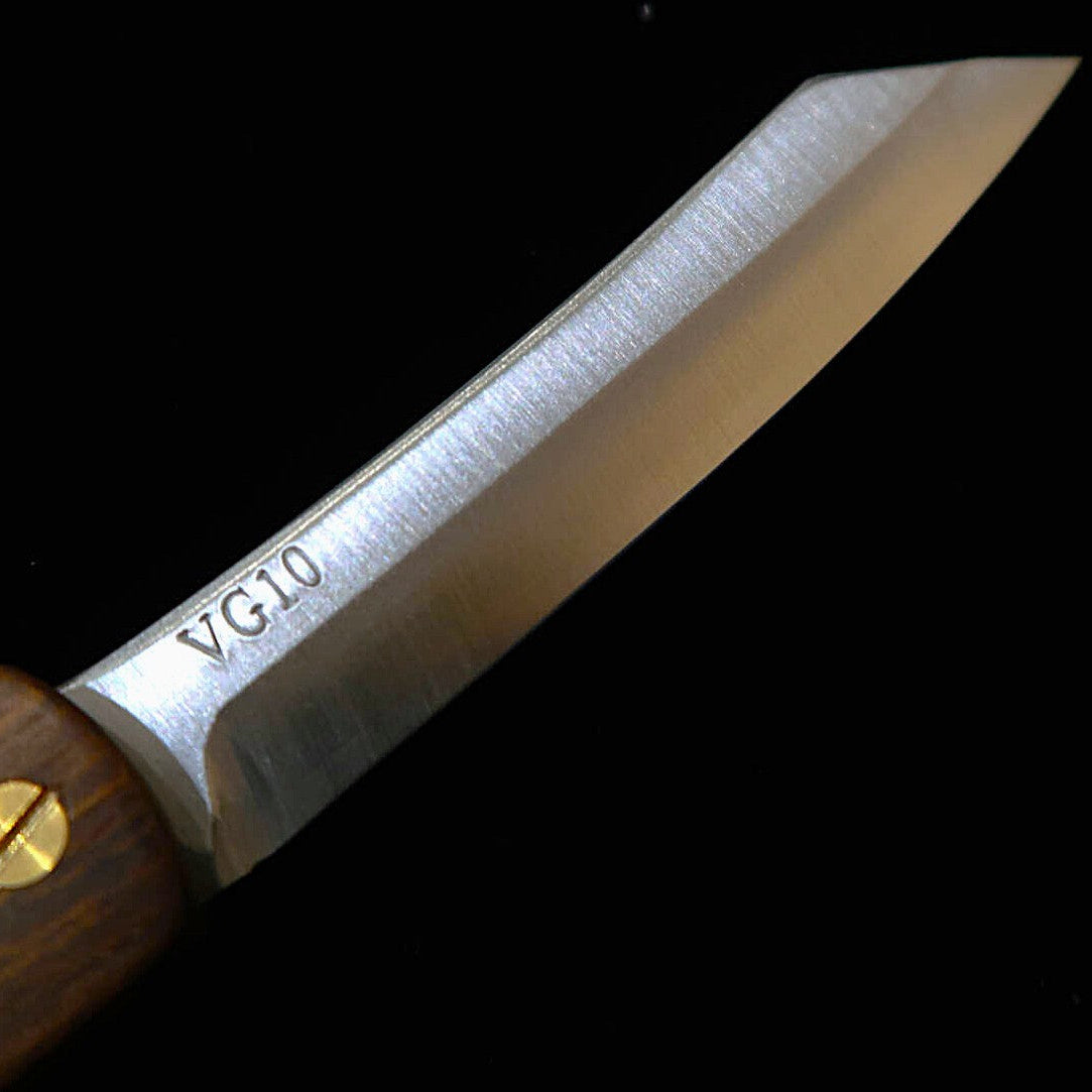 Higonokami 【Série Woody】 - Acier VG10, Manche en Bois de Tagayasan (70 mm)