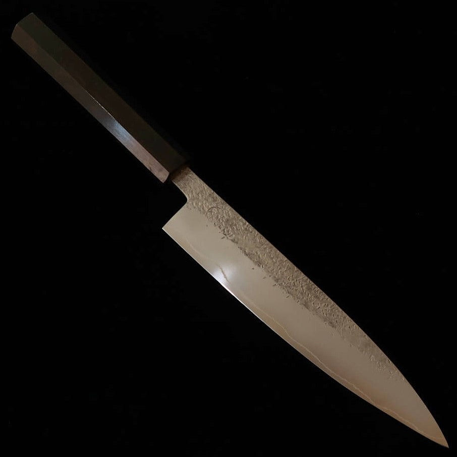 MIYAZAKI KAJIYA Petty Ginsan Tsuchime Integrated Ebony Handle 160mm