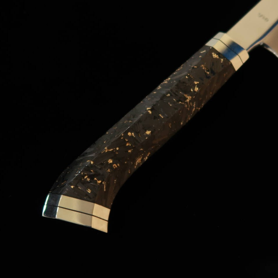 三浦佩MIURA Obidama 先丸柳刃 VG10 鏡面仕上げ カーボンファイバーハンドル（300mm）