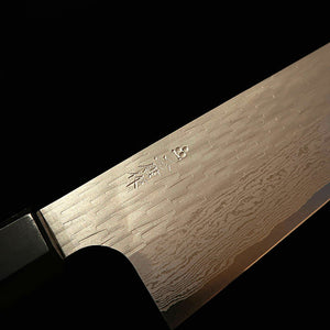 NIGARA Gyuto VG XEOS Hammered Damascus Rosewood Handle (210/240mm) 
