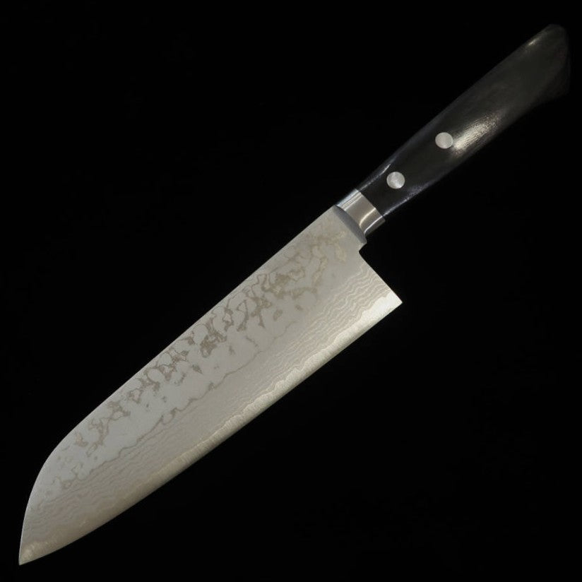 三浦MIURA 三徳 VG10 ダマスカス 黒柄 （165ｍｍ）