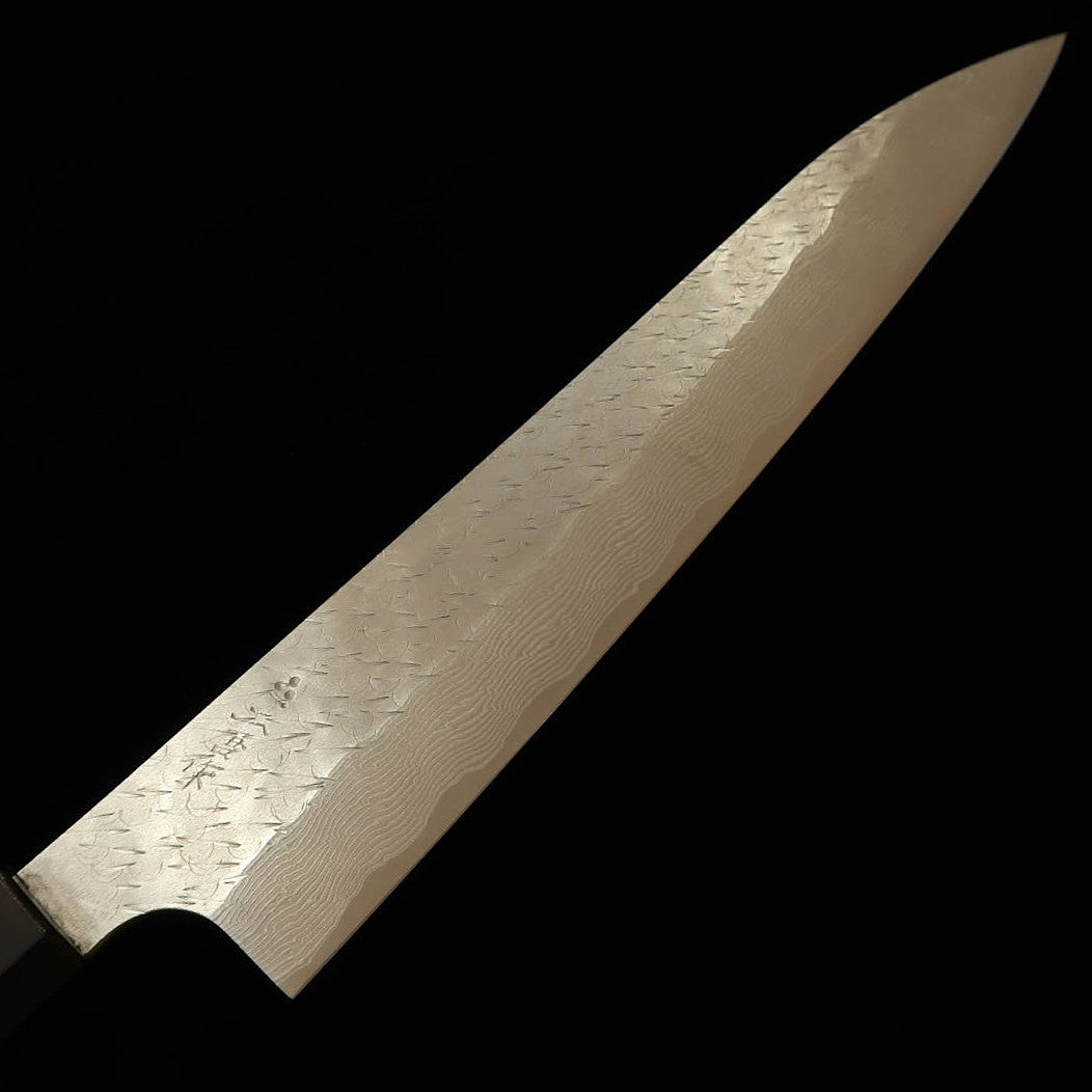  Sujihiki NIGARA SPG STRIX damasco martelado com cabo de jacarandá (240mm)