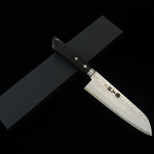 三浦MIURA 三徳 VG10 ダマスカス 黒柄 （165ｍｍ）