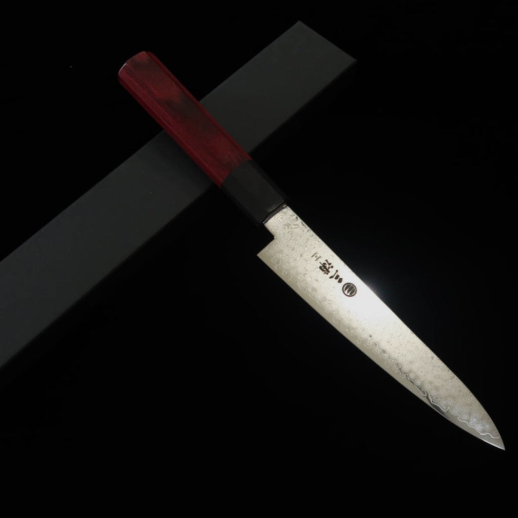 MIURA Petty Damascus Plywood Handle (150mm)