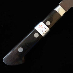 Teruyasu Fujiwara's Denka no Hoto, Super Blue Steel, Gyuto with finger rest (180mm)